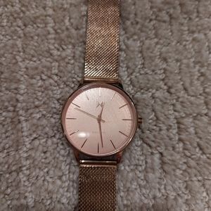 Rose gold women's MVMT watch